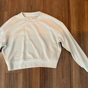 Lululemon Ivory Ribbed Sweatshirt